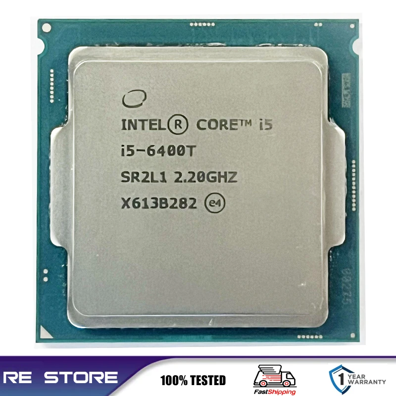 Used Intel Core i5 6400T 2.2GHz QuadCore QuadThread CPU Processor 6M