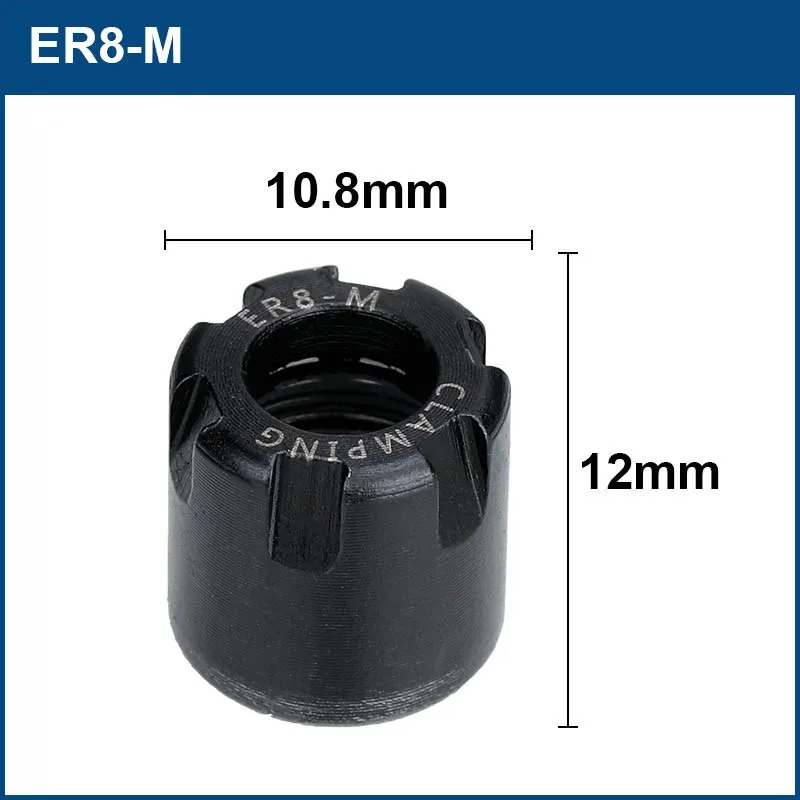 XCAN 1pc ER8/ER11/ER16/ER20 /ER25/ER32/ER40 A/M/UM Typ ER spannzange Mutter Für CNC Drehmaschine Fräser Router Bit Halter – Detail 4