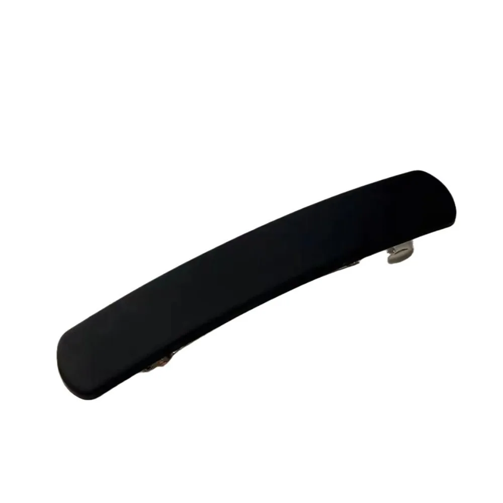 1 stuk elegante matte platte haarspeld met veer voor dames en meisjes, antislip, stevige haarclip voor paardenstaart, feestaccessoires_voghion.com