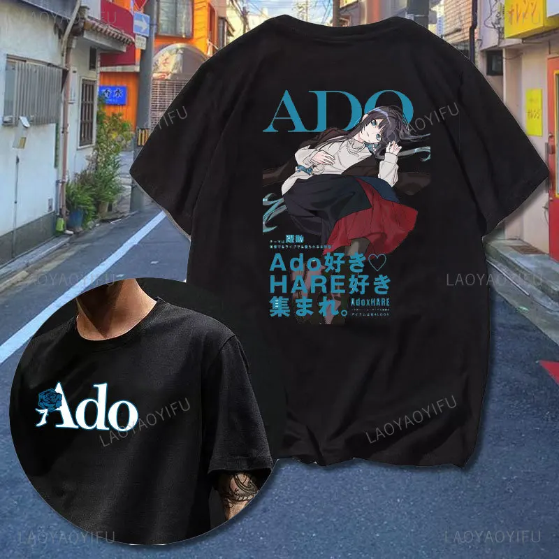 Ado Classic Vintage Graphic T Shirts Summer Men Woman Tshirt