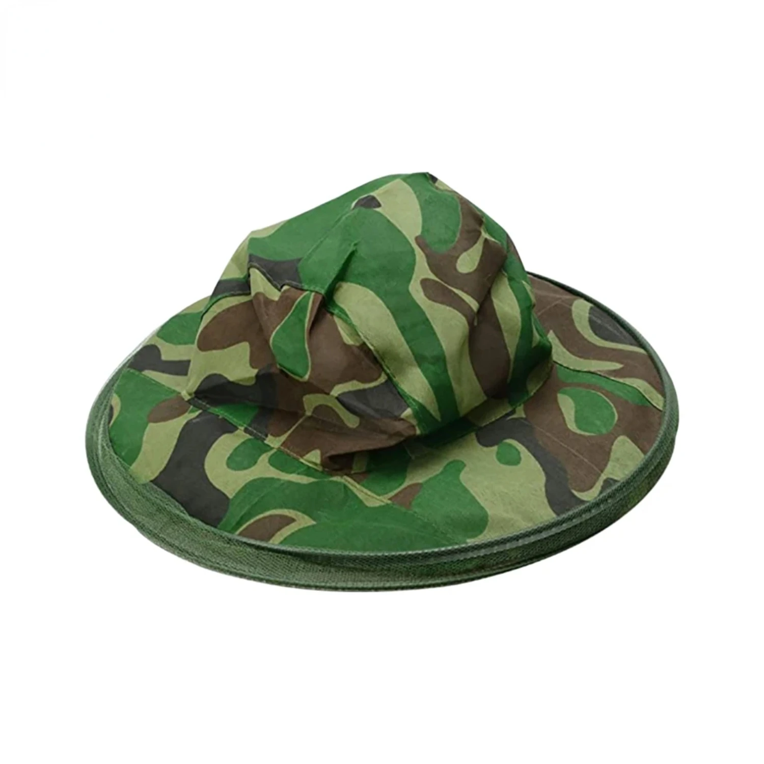 Camouflage Beekeeping Protective Bee Hat Insect Mosquito Net Mesh Face Fishing Hunting Outdoor Camping Fishing Face Mask Hat
