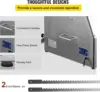 Toast Bread Slicer, 12mm Thickness Electric Bread Cutting Machine, 31PCS Commercial Bakery Bread 6