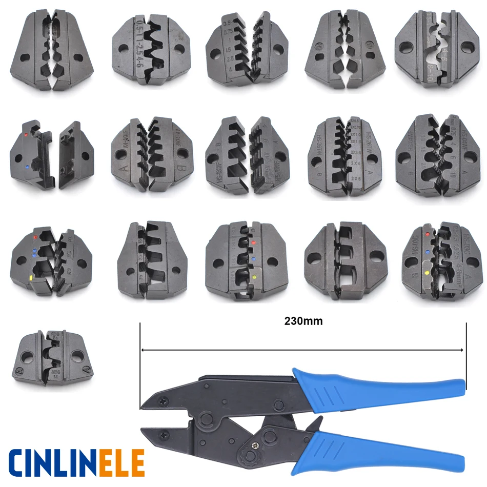 

Обжимные плоскогубцы, многоручные инструменты, неизолированные клеммы, 9 дюймов