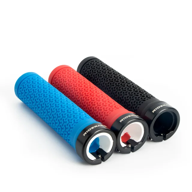 Bicycle Handle Bar Grips MTB Mountain Bike Soft Single-sided Locking Handlebar Cover Plug Rubber Non-slip Cycling Accessories 4
