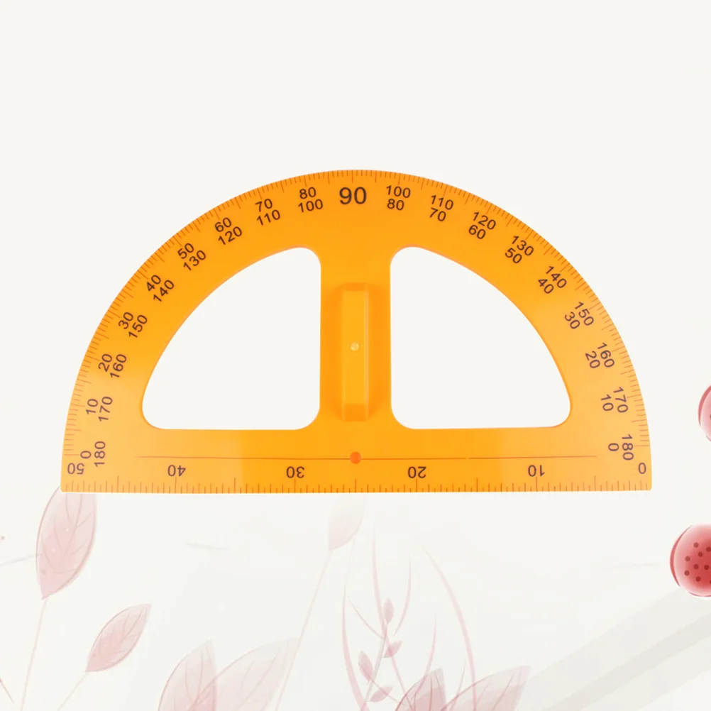 Protractor Teaching Tool Drafting Tools Precision Geometry Ruler School Stationery 1 3 fashion ruler pattern making school teaching tools for doll small clothing pattern drafting tools tailor sewing supplies