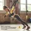 Suspended Training Belt with Bungee Storage Bag for Pull-ups, Pilates, Strength Training and Resistance Home Exercise Supplies 2