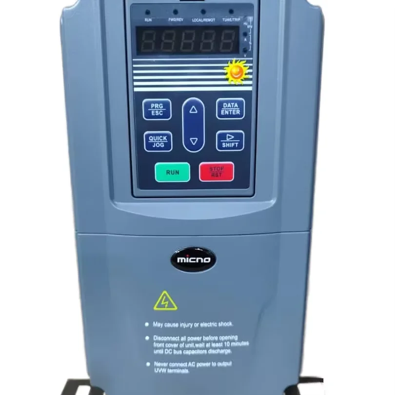 MICNO 30kw 40hp 삼상 태양열 워터 펌프 인버터 태양열 및 AC 펌프용 380V-440V VFD 주파수 인버터