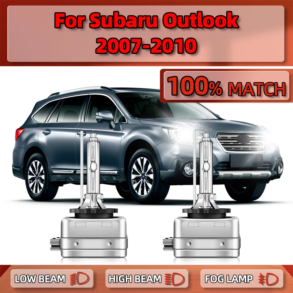 

35W HID Xenon Bulbs Car Headlight Bulbs 20000LM D1S Auto Xenon Headlamps 12V 6000K For Subaru Outlook 2007 2008 2009 2010