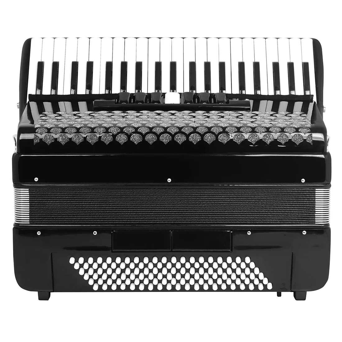 Accordion120Bass41KeysAccordionBlackTripleSpringforKids