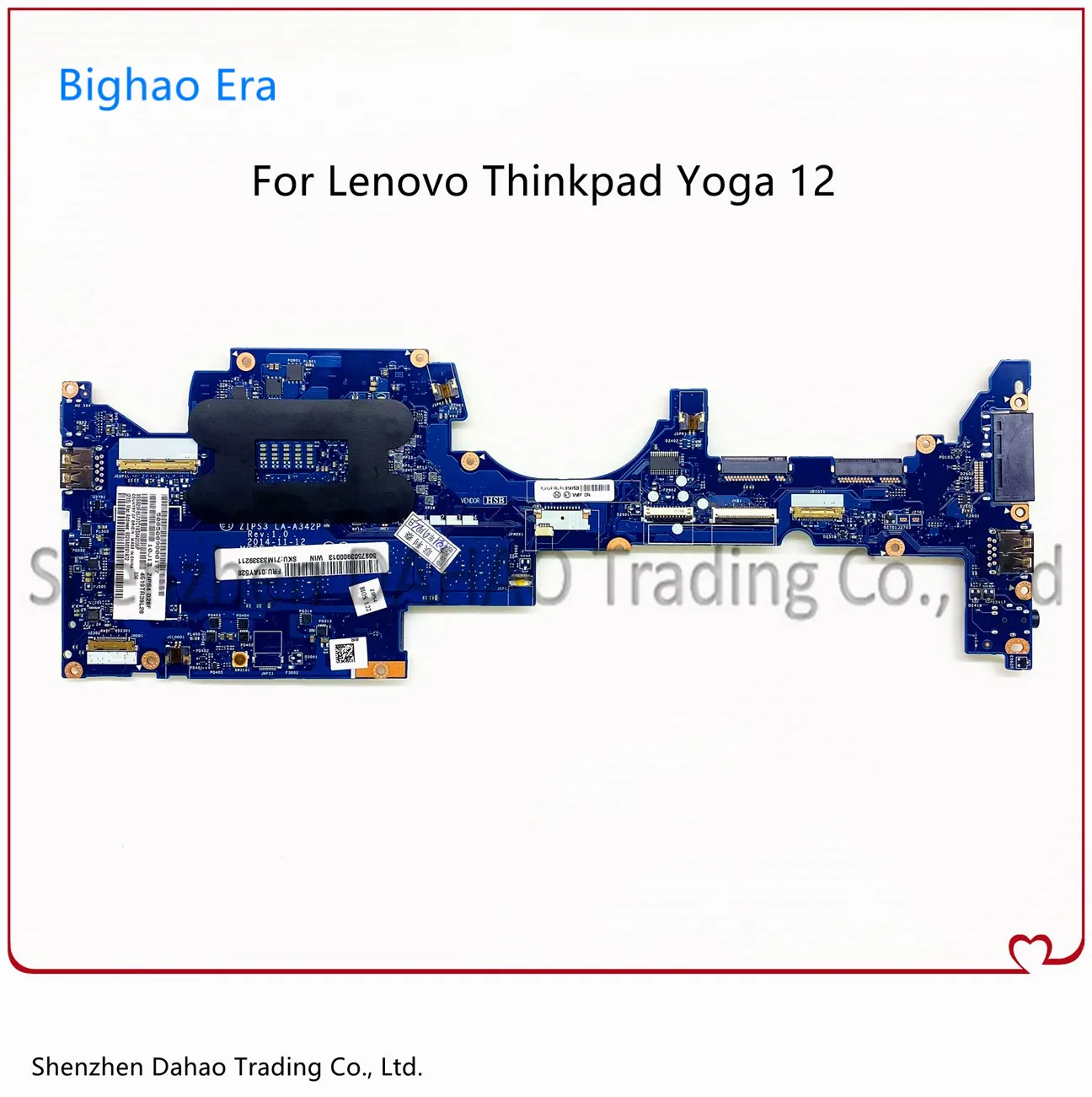 para Lenovo Thinkpad Yoga 12 Placa-mãe do Portátil com I55200u 5300u Cpu 8g-ram 01ay504 00ht711 100% Totalmente Testado Zips3 La-a342p - Imagem 2