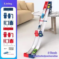 Deluxe Alloy Car Racing Track Toy for Kids - Educational and Fun Gift (2 track(red blue))