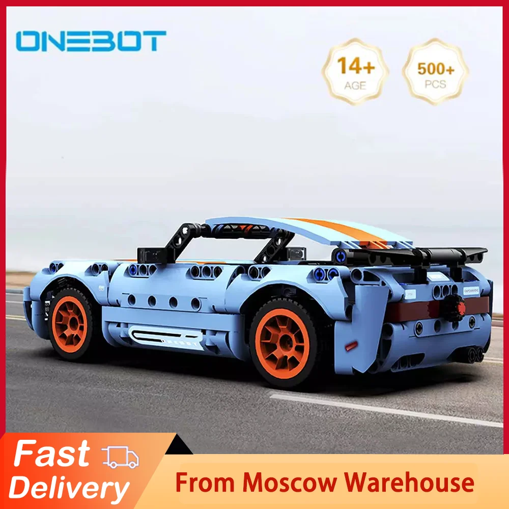 

Конструктор гоночный автомобиль ONEBOT, статический супер-автомобиль, обучающая модель «сделай сам», Классическая модель автомобиля, игрушки для детей и мальчиков, подарки для взрослых