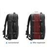 Travel Men Expanded Laptop Backpack vacuum compression hiking Backpack USB charging Business Large Capacity school Backpack 3