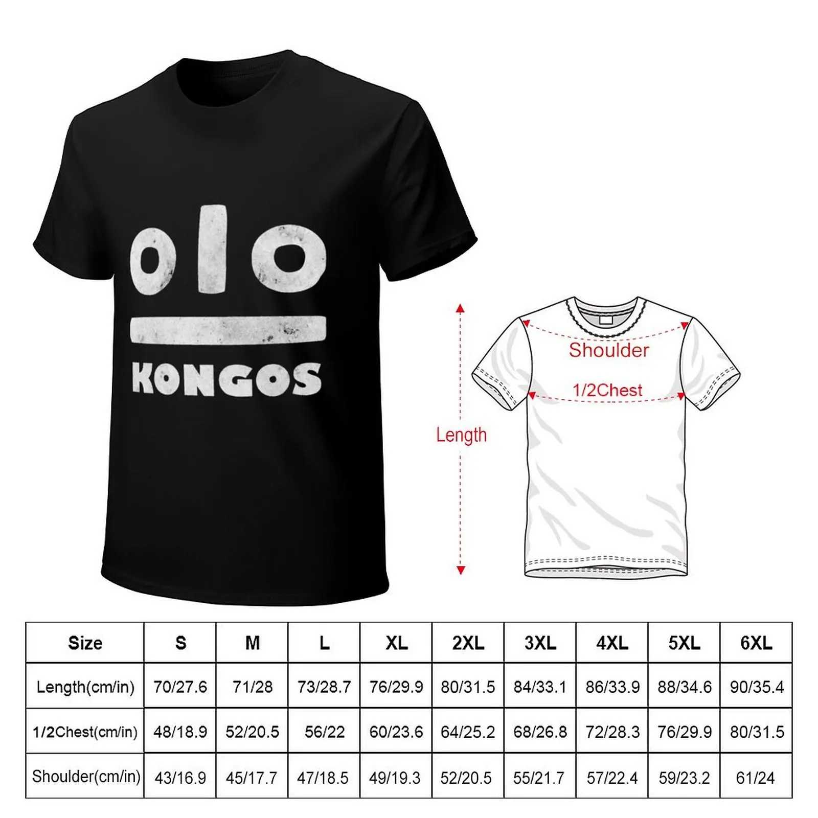 Фото Футболка KONGOS, одежда в эстетике, блузка, мужские футболки оверсайз с графическим принтом, хип-хоп №2
