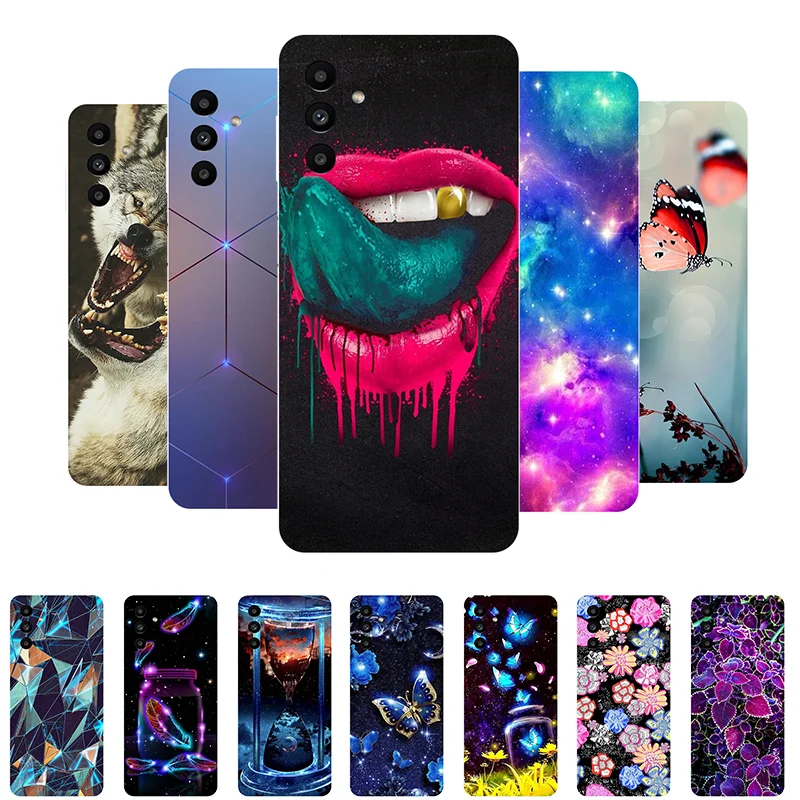 Per Samsung A04S Custodia A 04S Paraurti Tpu Cover Posteriore Morbida Antiurto In Silicone Per Samsung Galaxy A04S Custodia Galaxya04S Fundas Flower
