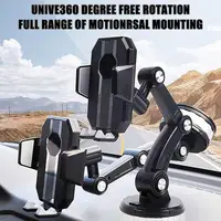 Universal Dashboard/Windshield/Window Phone Holder One-Button Pop-up Strong Suction Suction Cup Cell Phone Holder Stand - Image 6
