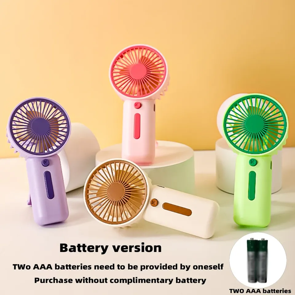 Beat the Heat! Handheld Portable Mini Fan with 3 Adjustable Wind Speeds. A Must - Have Small Electric Fan for Indoor & Outdoor S