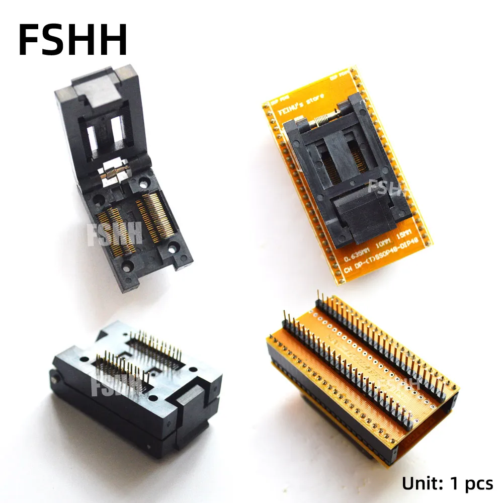 

USB-адаптер Диагностический, TSSOP48-DIP48, 0,635 мм, ширина 15 мм