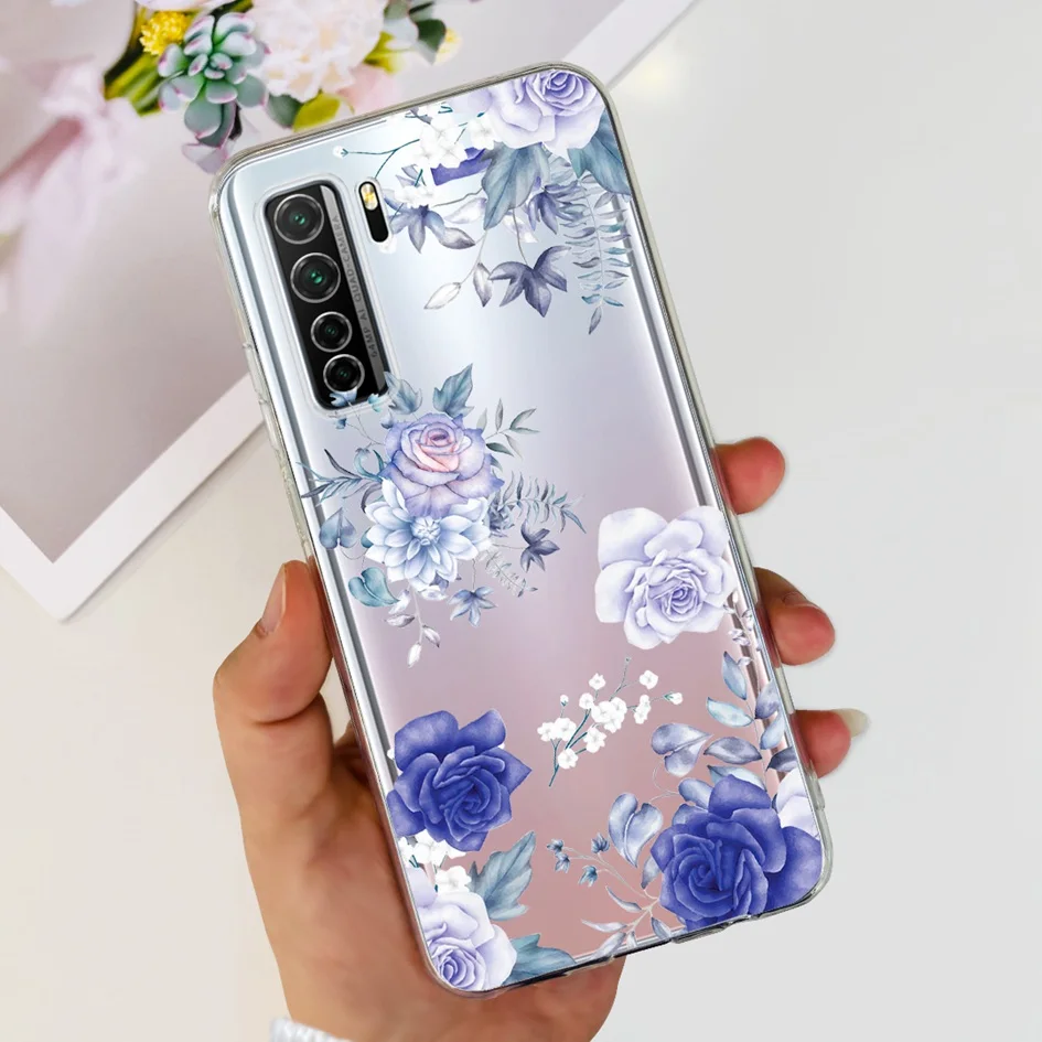 Clear Fashion Pattern Soft Silicone Case