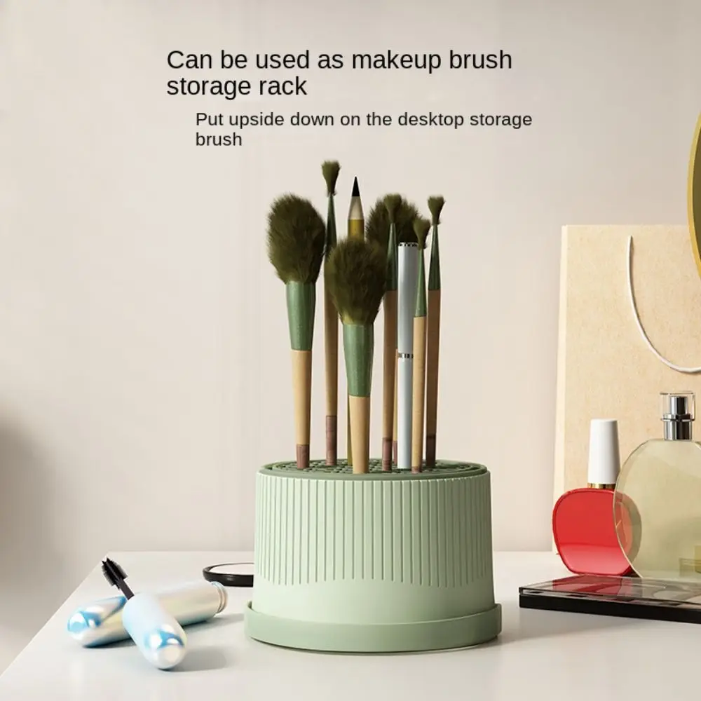 

3 in1 Makeup Brush Cleaner Soft Waterproof Spillage Brush Cleaning Mat Multifunction with Handle Washing Pad Bowl