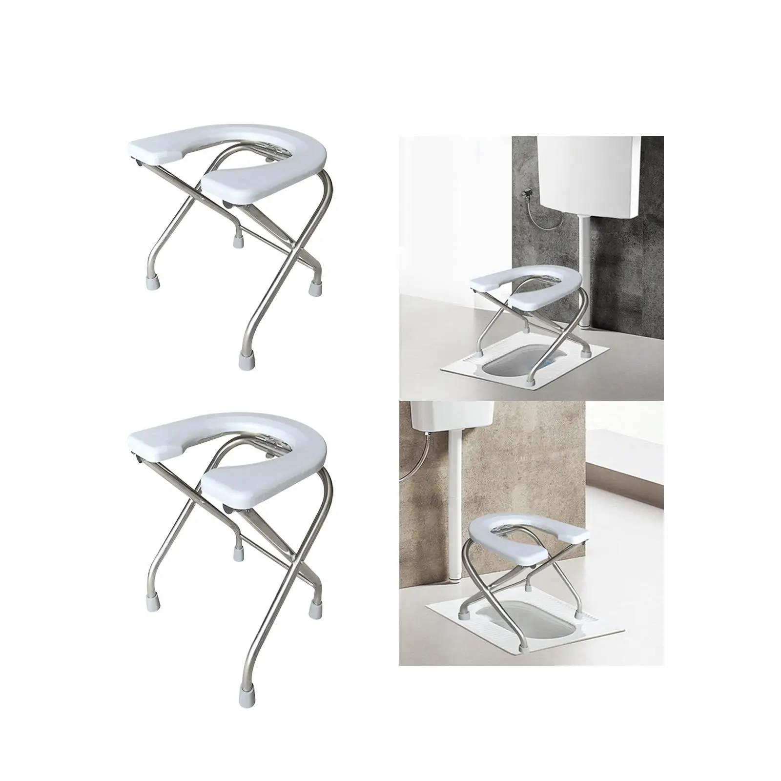 Toilet Seat for Seniors, Portable Non-Slip Design for Bathroom Use 3