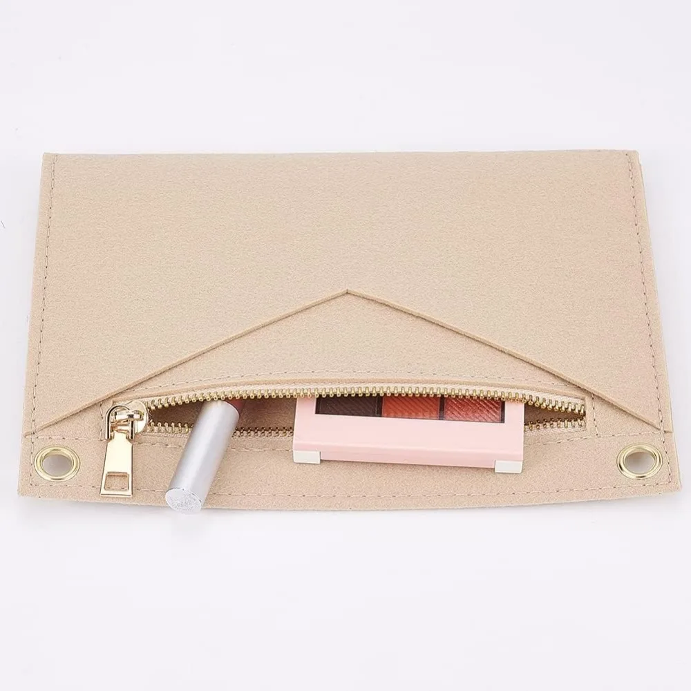Crossbody Purse Conversion Kit for LV Kirigami Pochette Felt Handbag Insert Liner Shaper Detachable Large Pouch Wallet Insert