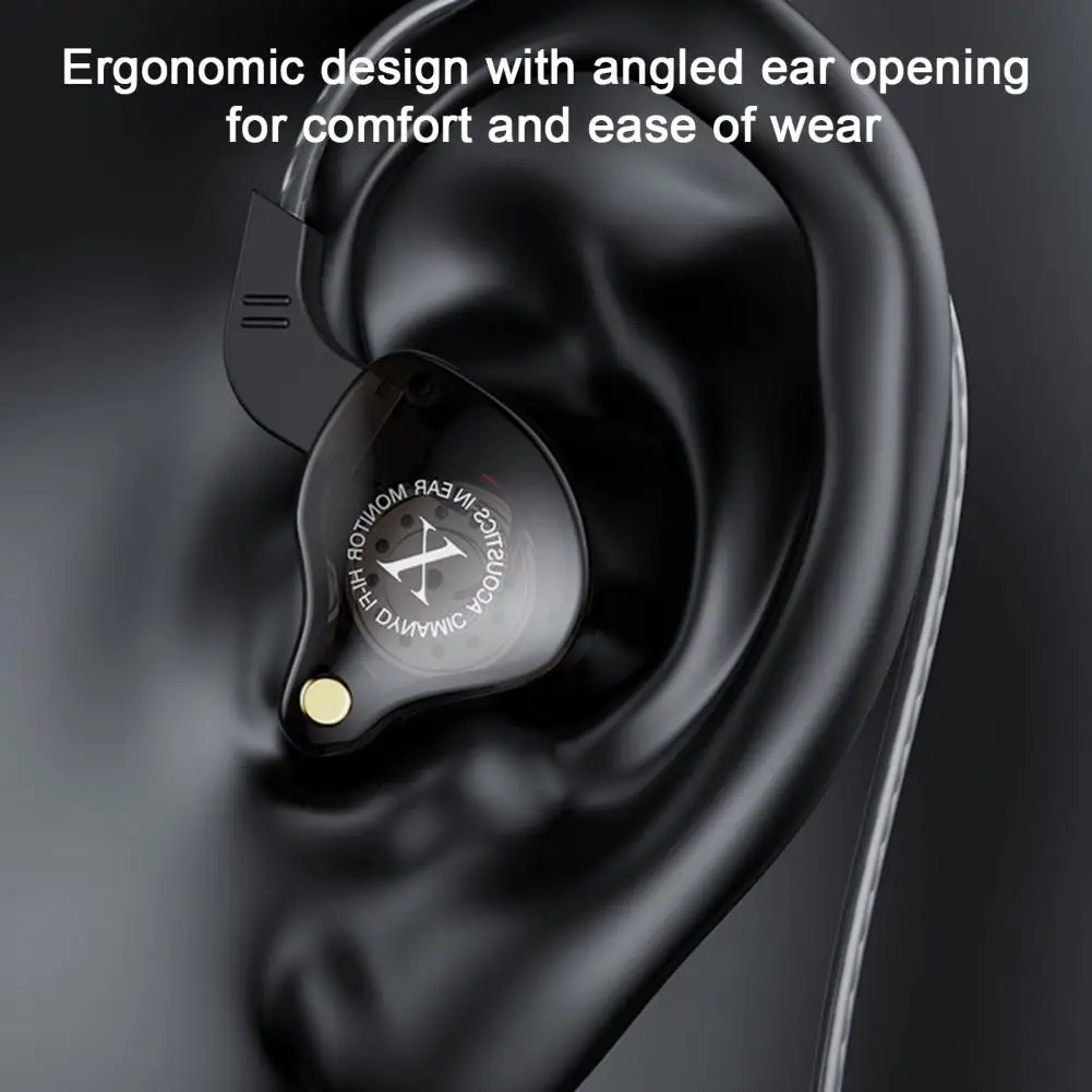 

Convenient Ergonomic Anti-interference 3.5mm Stereo Surround Sound Earphone Phone Accessory Earphone Wired Earbud