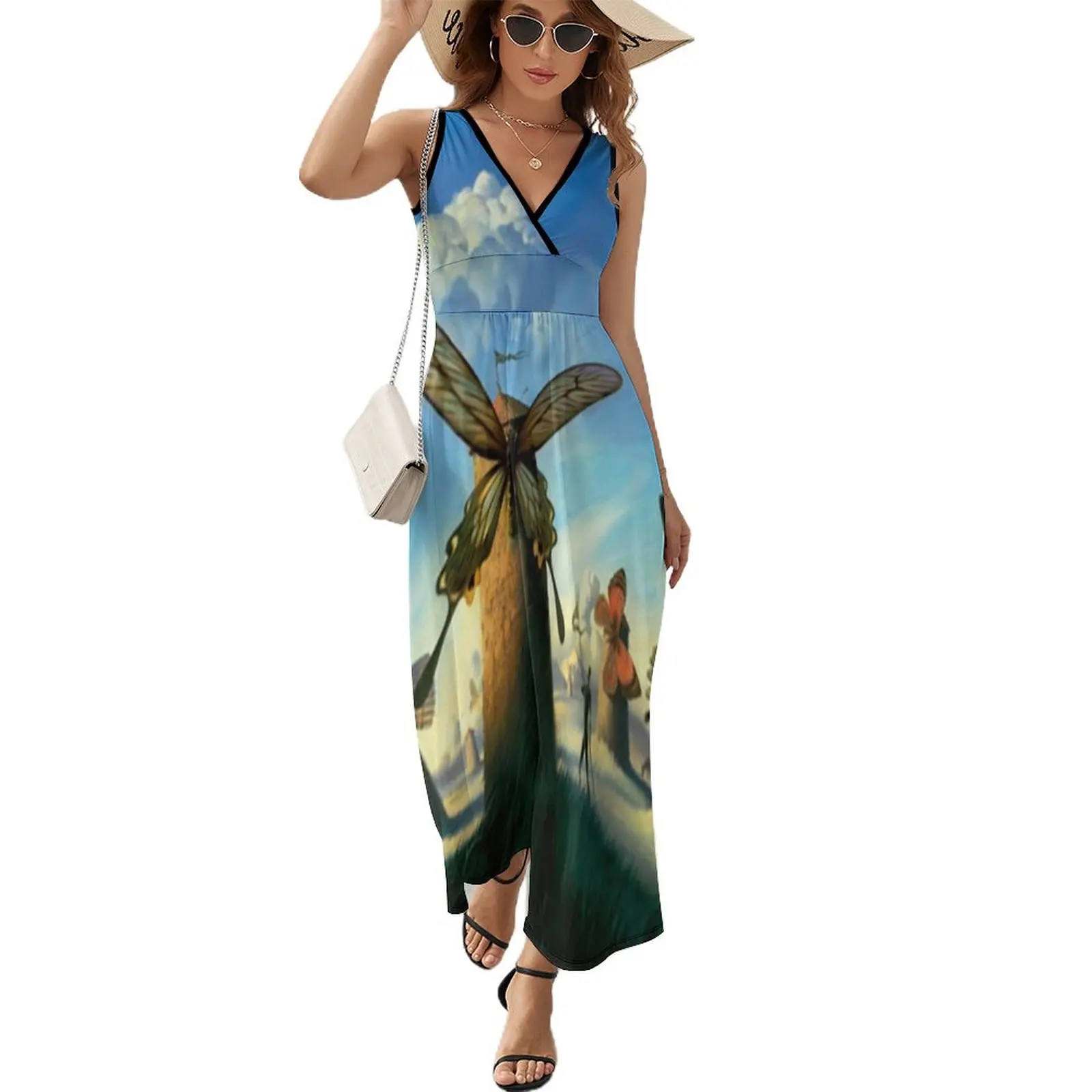 

Salvador Dali Sleeveless Dress long dresses for women Woman's evening dress dresses women summer 2023 luxury woman evening dress