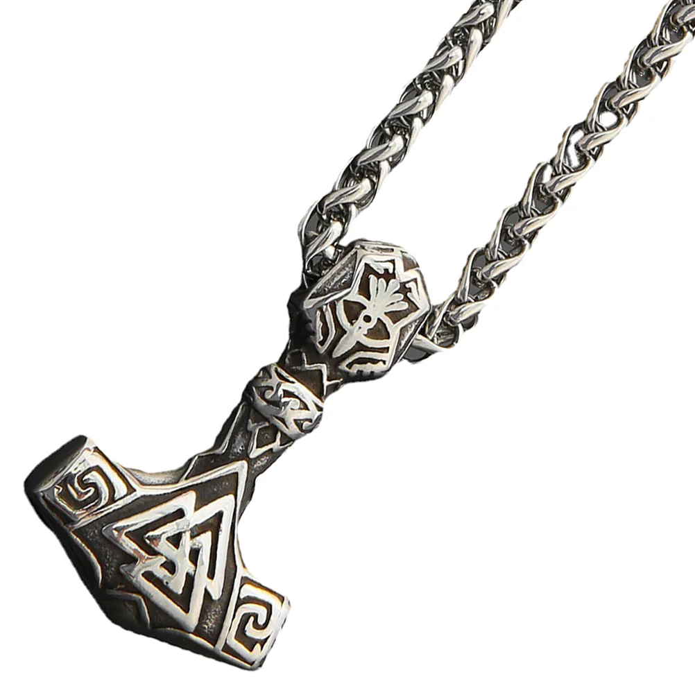 

Viking Necklace Vintage Pendant Necklace Charm Necklace Viking Jewelry for Men