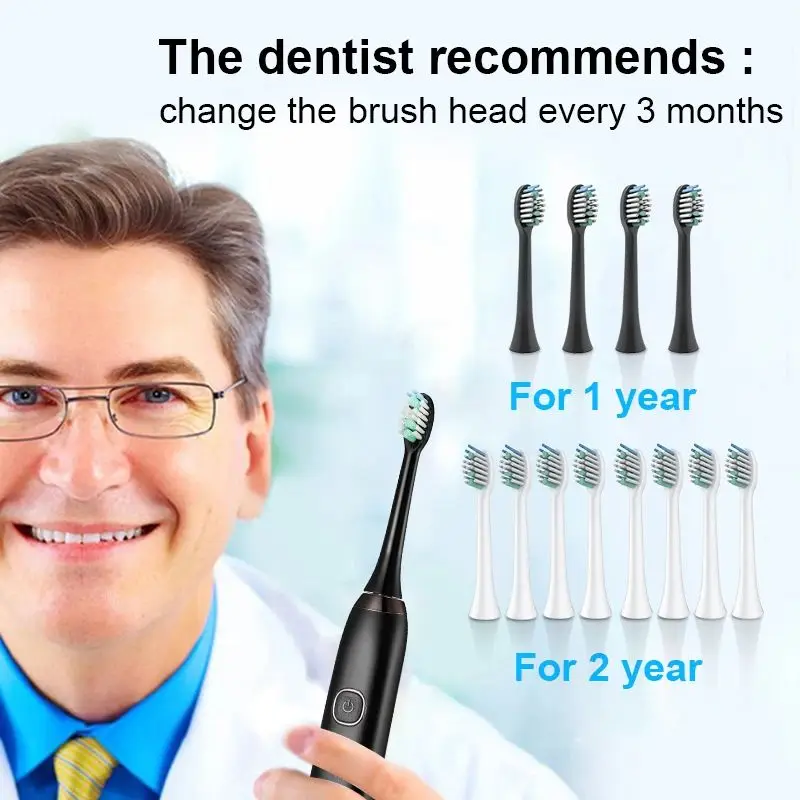 Smart Sonic Electric Toothbrush Ultrasound IPX7 Rechargeable Tooth Brush 5 Mode Smart Time Whitener Teethbrush HOMEFISH S100