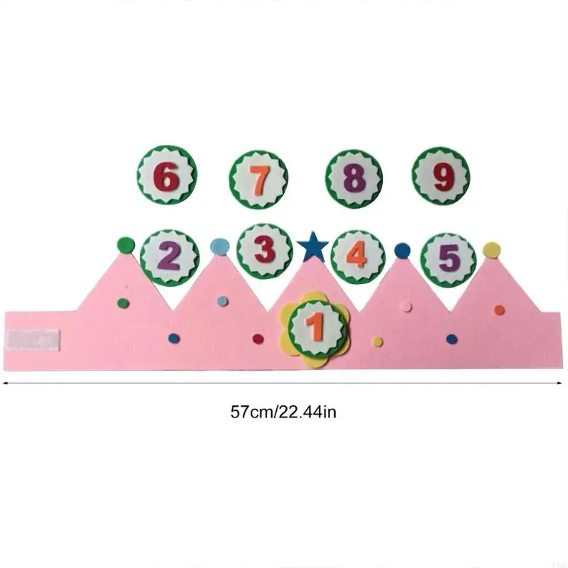 Children Party Hat Birthday Party Hat Kids Crownpiece Birthday Celebration for Child Festival House Decors