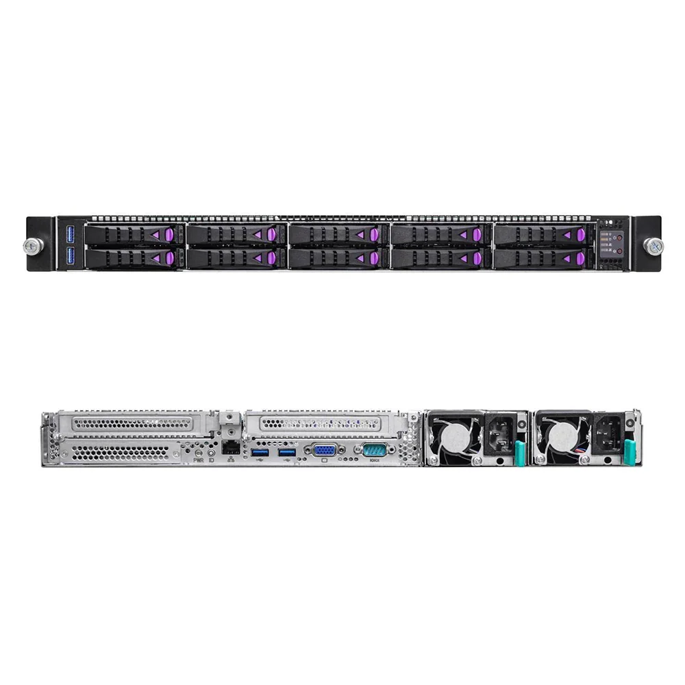 ASRock Rack 1U10E-MILAN2 1U Rackmount Storage Server Barebone 10 NVMe bays AMD EPYC 7003 (with AMD 3D V-Cache Technology)