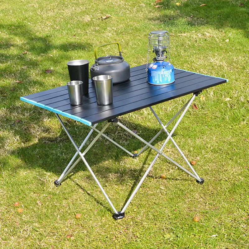 

Aluminum Alloy Desk Portable Ultralight Furniture Folding Camping Table Foldable Outdoor Dinner Desk Indoor Outdoor Furniture