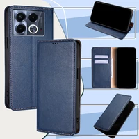 Business Magnetic Leather Wallet Phone Case For Infinix Smart 8 Plus Note 40 Pro Book Style.jpg