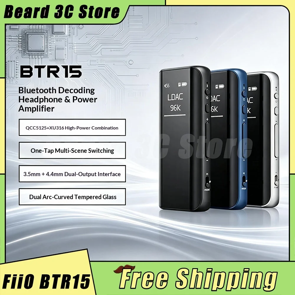 Fiio Btr15 블루투스 5.1 수신기 고해상도 헤드폰 앰프 Usb Dac Amp..