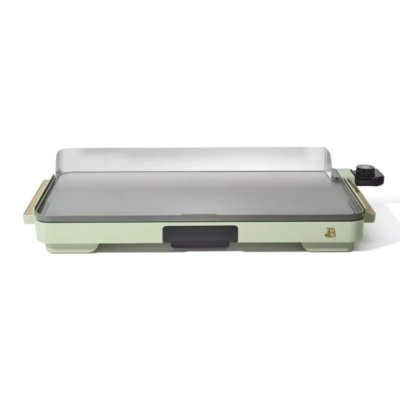 

Beautiful XL Electric Griddle 12" x 22"- Non-Stick, Sage Green by Drew Barrymore