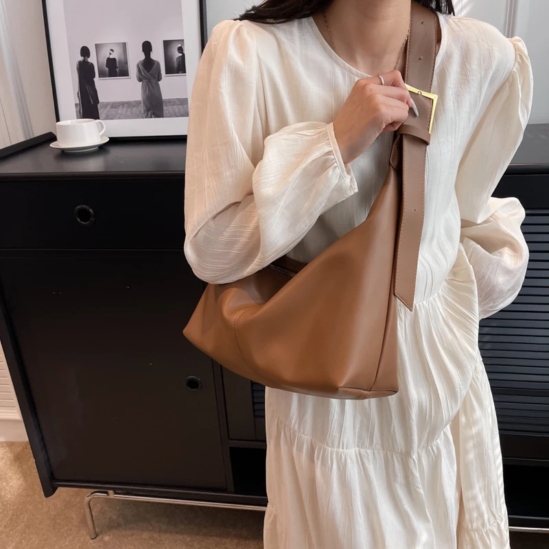 The Nifty 2023 | Large Leather Tote Bag | Women's Hobo Crossbody Purse |  Leather Shoulder Bag