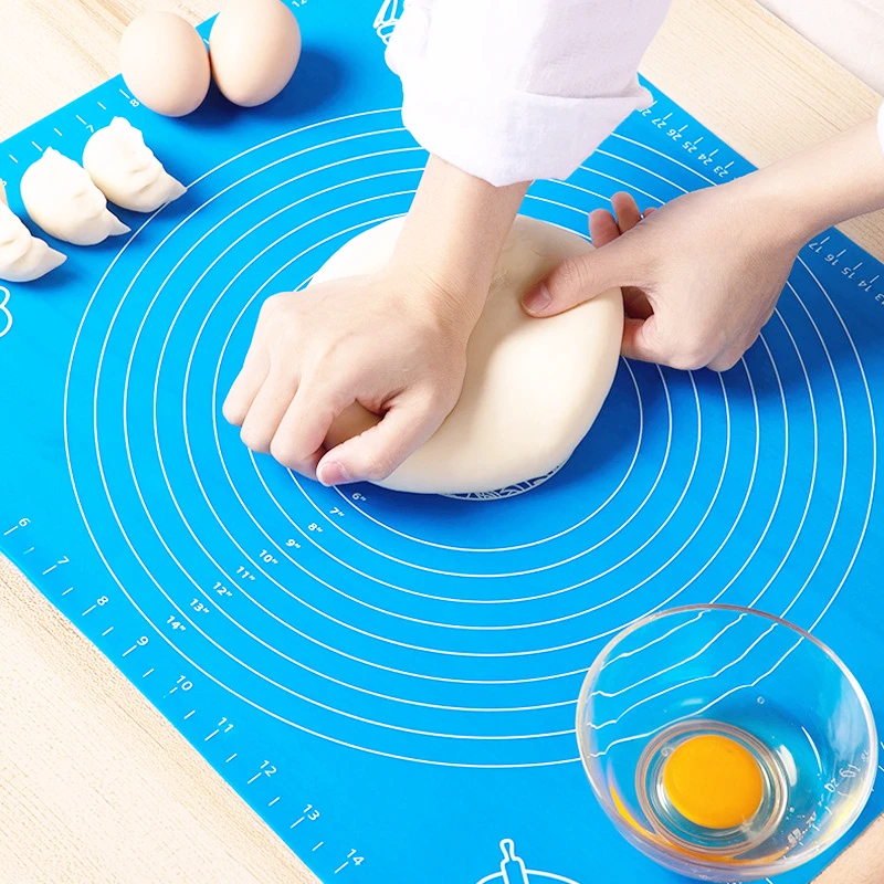 실리콘 베이킹 매트 반죽 매트, 피자 케이크 시트 라이너, 주방 요리 그릴 가제트, 제빵기 테이블 매트 패드, 페이스트리 도구