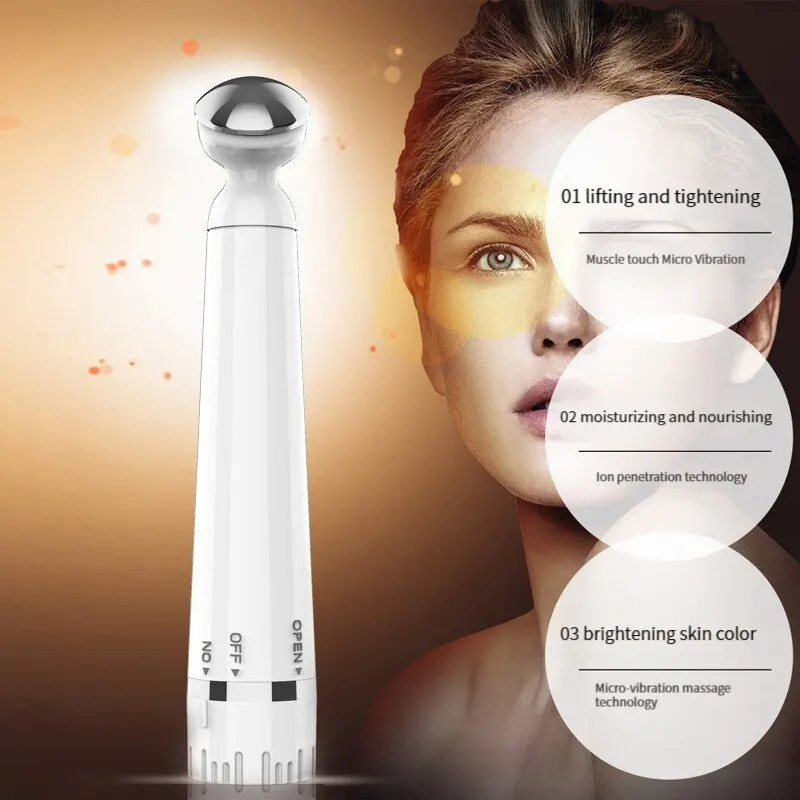 Facial beauty instrument Massager Cream Pouch Removal Fine Lines Hot Lifting Face Beauty Tools Skin Care Facial Relaxation