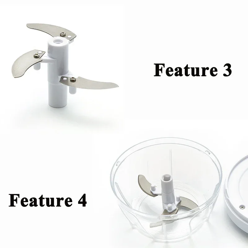 Main Hachoir Manuel Food-processor Corde De Traction Pour Trancher Lesgumes Oignons Ail De La Viande Noix En Quelques Sec Mini R