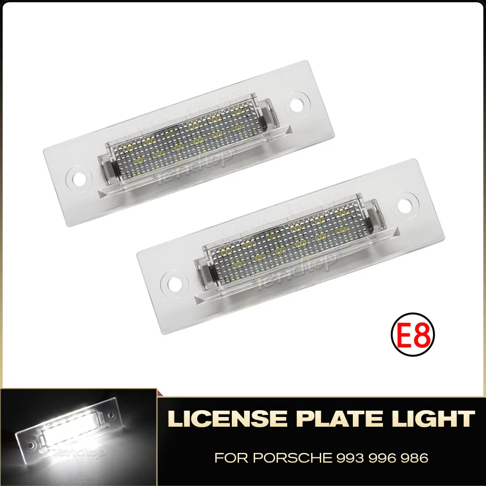 Luci Targa A Led Bianche Senza Errori Canbus Per Porsche 964 986 987 996 993 997 Gt Cayenne Carrera Boxster