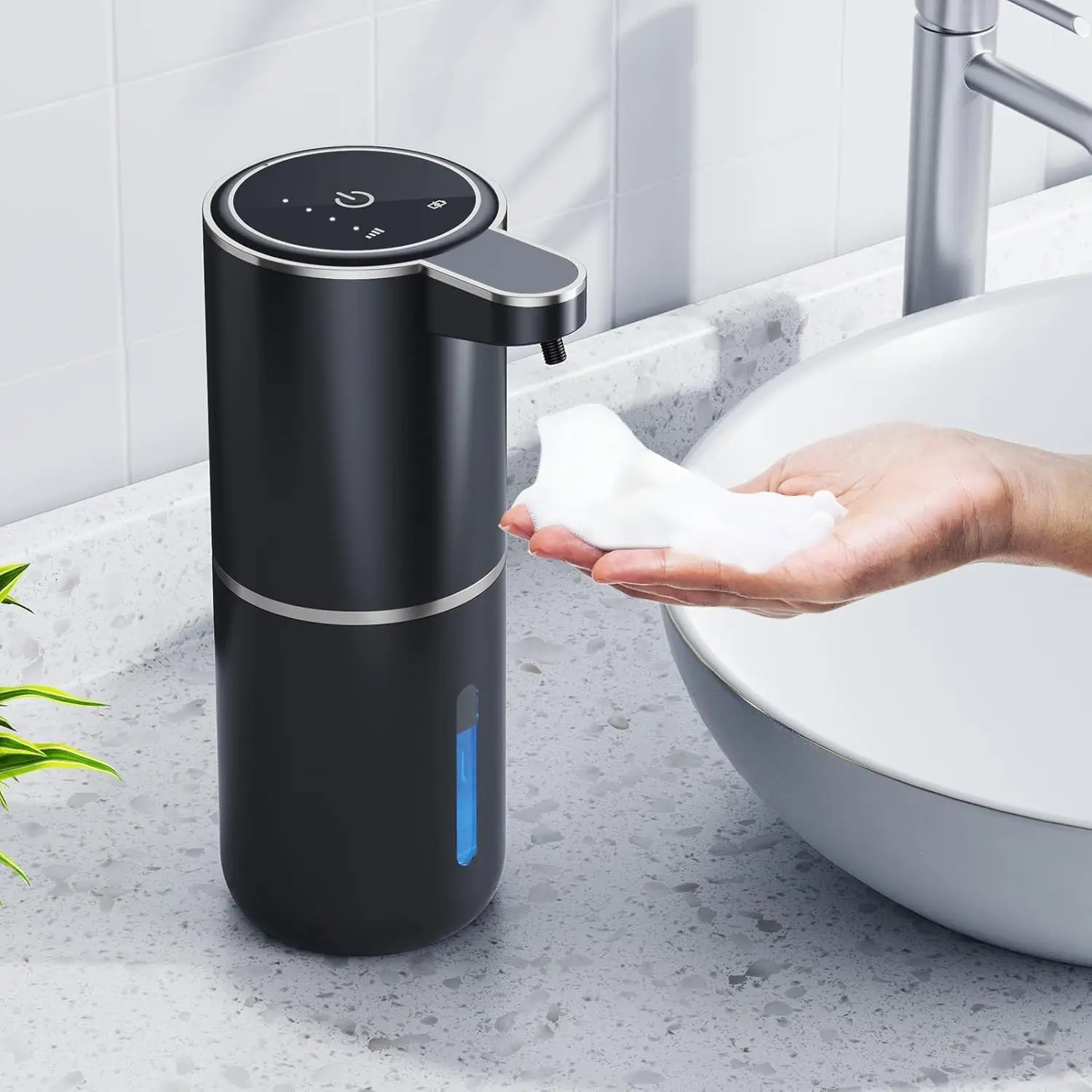 Soap Dispenser Touchless Sensor Smart Washing Hand Foam and Liquid thumbnail 4