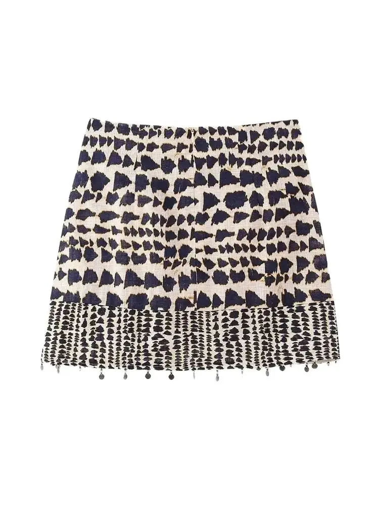 Women Fashion Wrap Mini Skirt Vintage High Waist Back Zipper Female Skirts female mini skirts