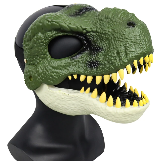 Halloween 3D Dinosaur Mask, Role Play Adereços, Desempenho Chapelaria,  Jurassic World, Raptor, Dino Festival, Presentes de Carnaval - AliExpress