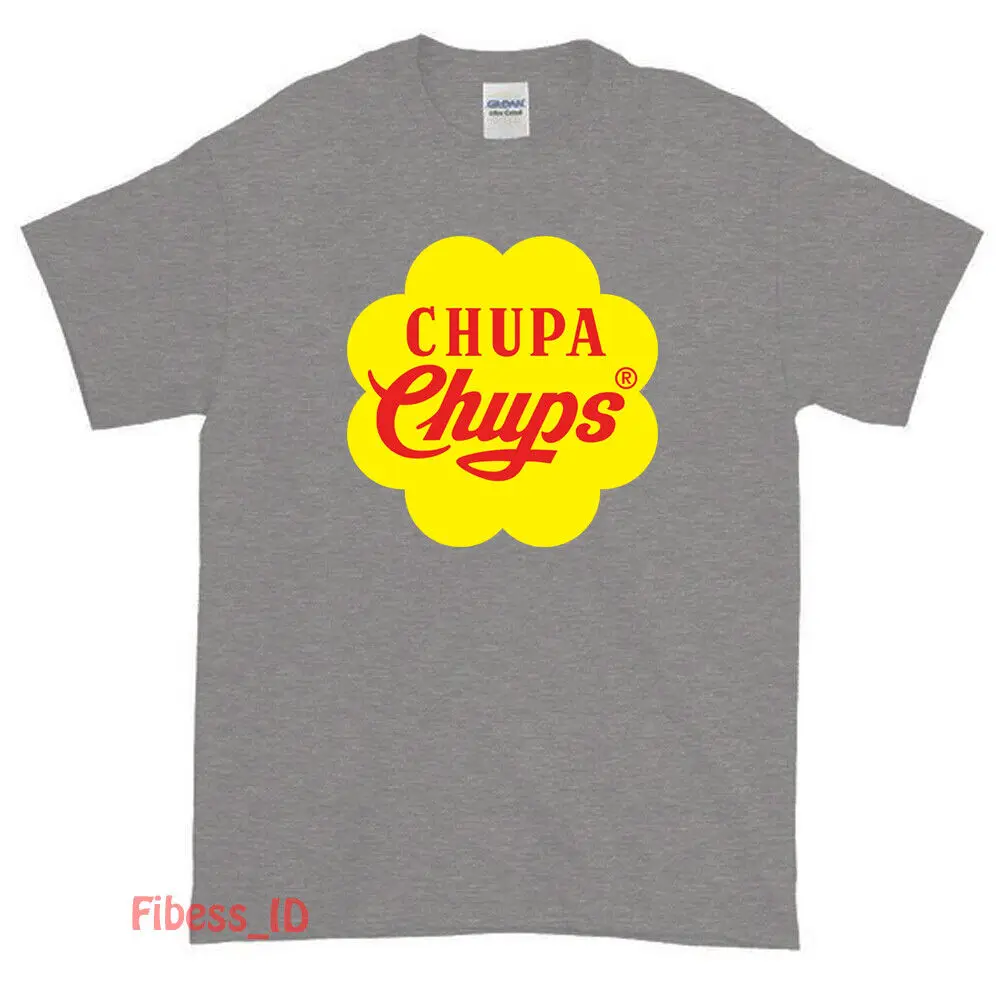 New Chupa Chups Logo Poular T-Shirt Unisex Usa Taglia S - Xxl Maniche Lunghe O Corte