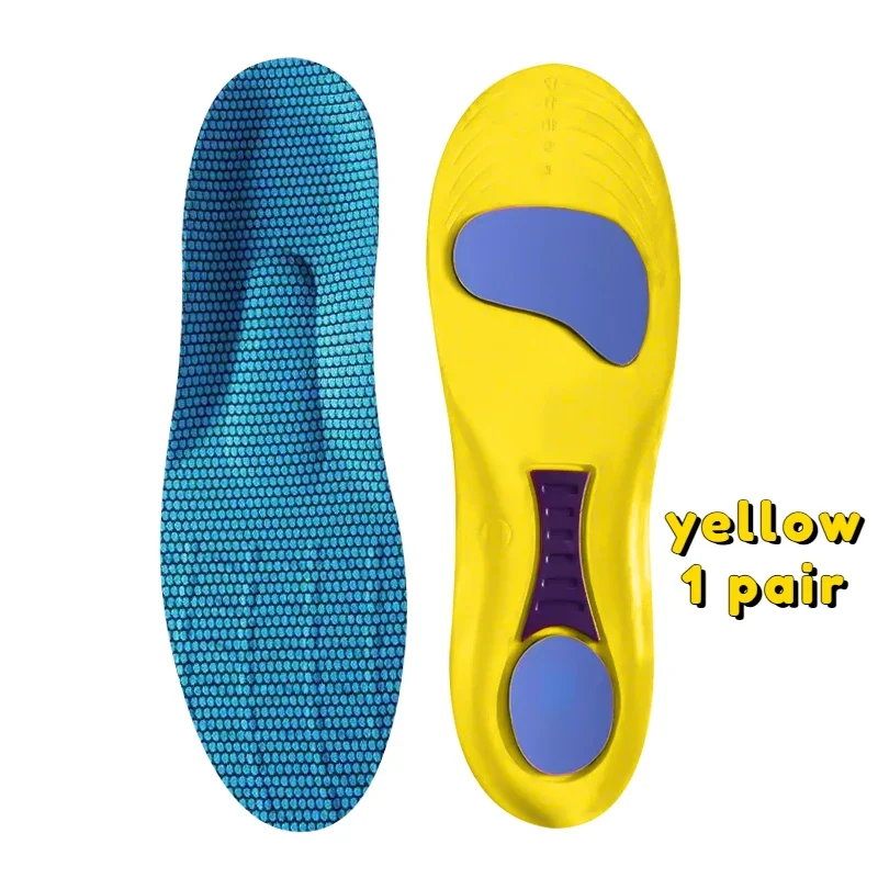 Enhanced Sport Comfort Insoles: Orthopedic Support, Shock Absorption, Breathable Cushion for Active Feet