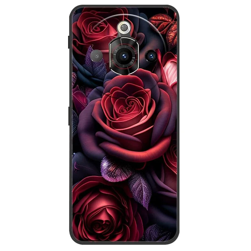 Cute Fashion Black Silicone Soft Phone Case - Shockproof Back Cover Shell