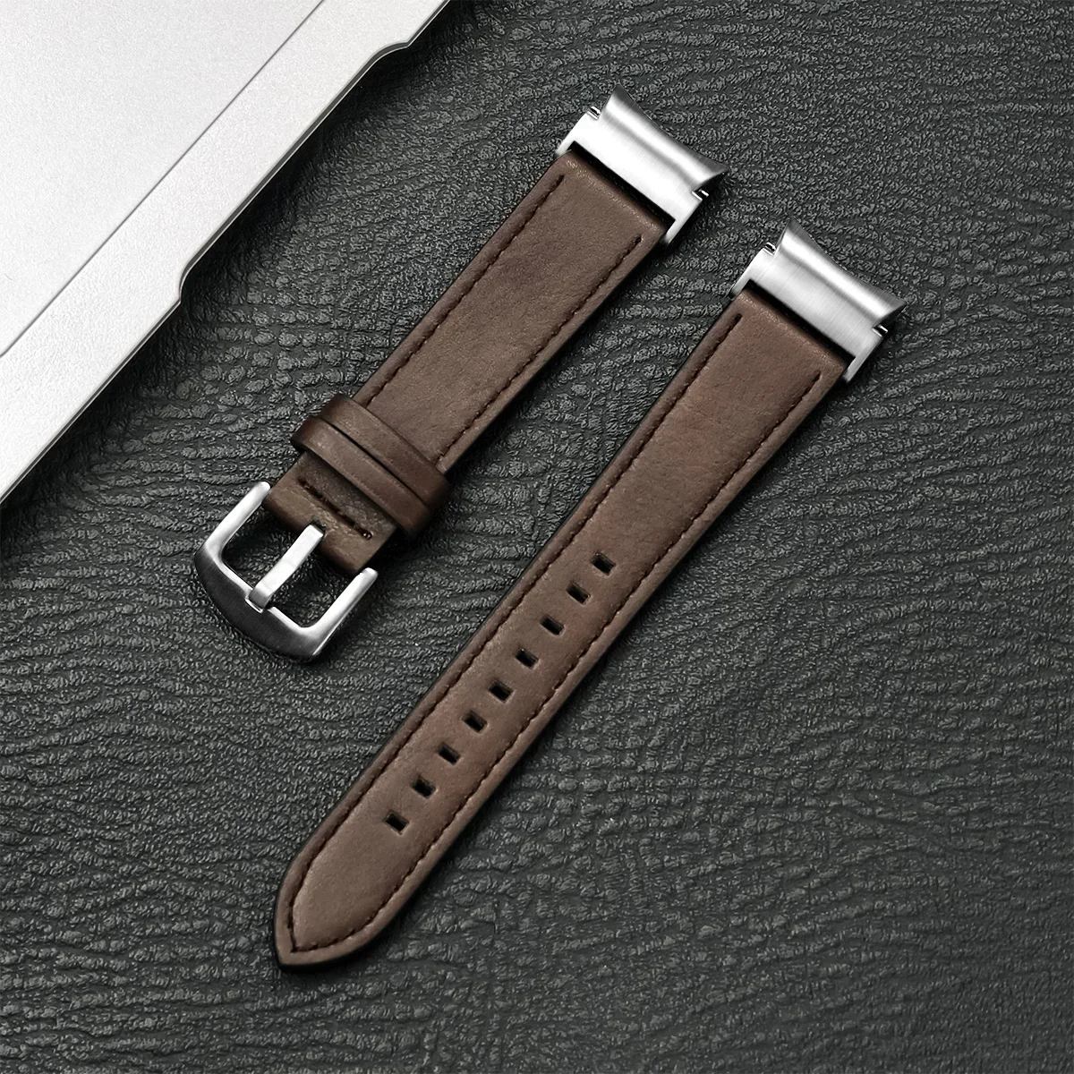 Premium Leather Watch Strap - Elegant No-Gap Design