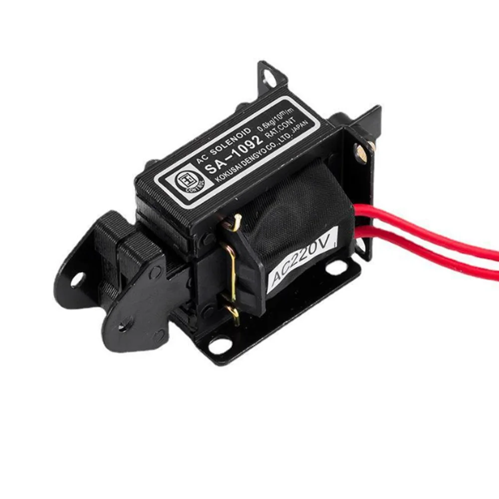 Ac 220V 110V Sa-1092 Ac Tractive Magnet Solenoide Elettromagnete Forza 0.6Kg Corsa 10Mm