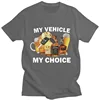 My Vehicle My Choice Print Funny T Shirt Drunk Driving Fashion Short Sleeve T-shirts 100% Cotton Men Women Oversized Streetwear 3